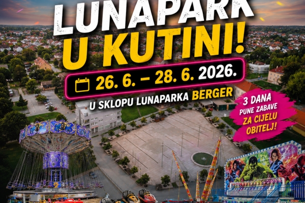 Lunapark Grine stiže u Kutinu